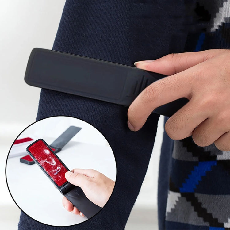Portable Clothes Hair Removal Brush Folding Static Hair Remover