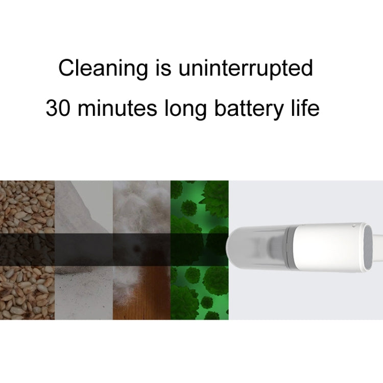 Portable Handheld USB Charging Car Vacuum Cleaner, Wired White, Wired Black, Wireless White, Wireless Black
