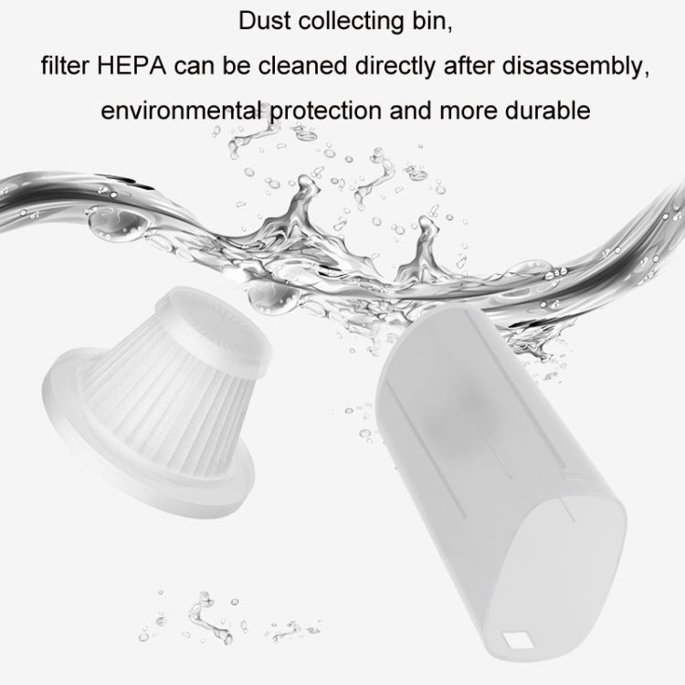 Portable Handheld USB Charging Car Vacuum Cleaner, Wired White, Wired Black, Wireless White, Wireless Black