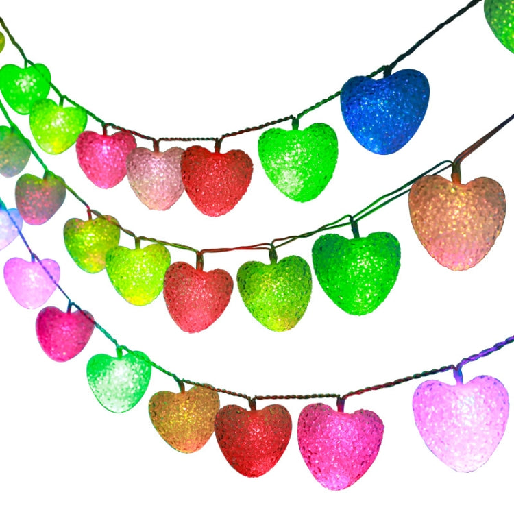1.2m LED Love Flashing String Lights Waterproof Battery Box Decoration Lights