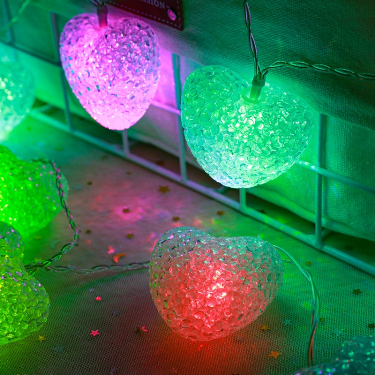 1.2m LED Love Flashing String Lights Waterproof Battery Box Decoration Lights