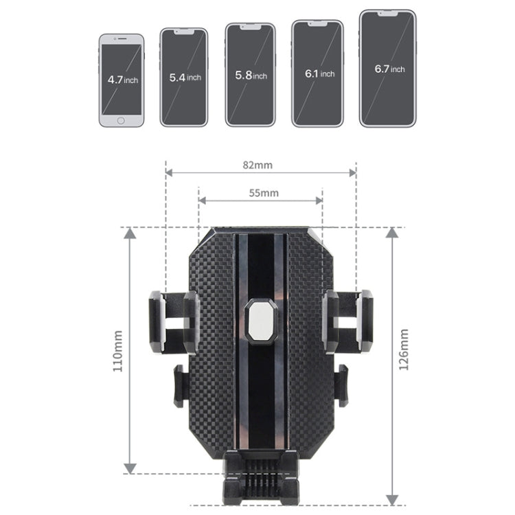 Knob Type Car Air Conditioner Air Outlet Navigation Mobile Phone Holder