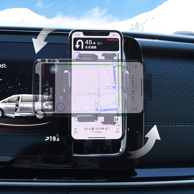 Knob Type Car Air Conditioner Air Outlet Navigation Mobile Phone Holder