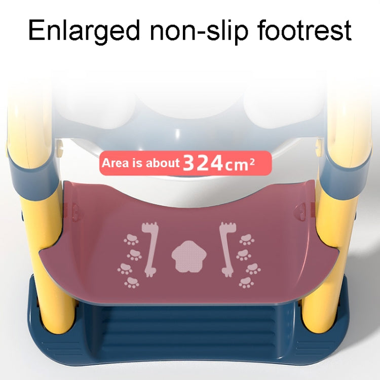 Household Childrens Toilet Seat Staircase Baby Folding Shelf Cushion Cover, Hard Pad, PVC Soft Pad, PU Soft Pad
