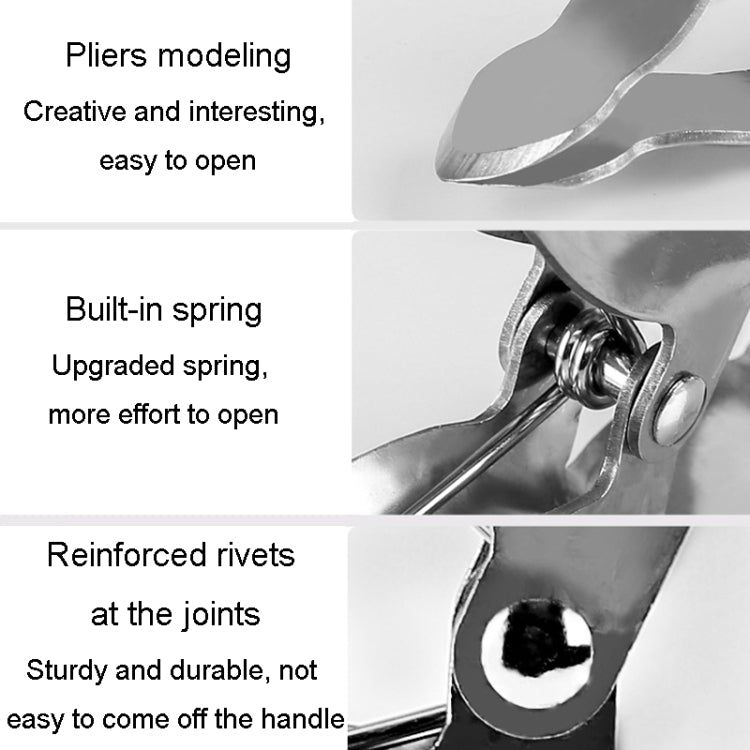 Fruit Shell Opening Pliers Home Stainless Steel Open Durian Magic Tool