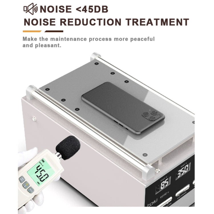 Baku BA-909D+ 750W 3 in 1 Hot Air Soldering Station Screen Remover for Mobile Phone, US Plug 110V, EU Plug 220V