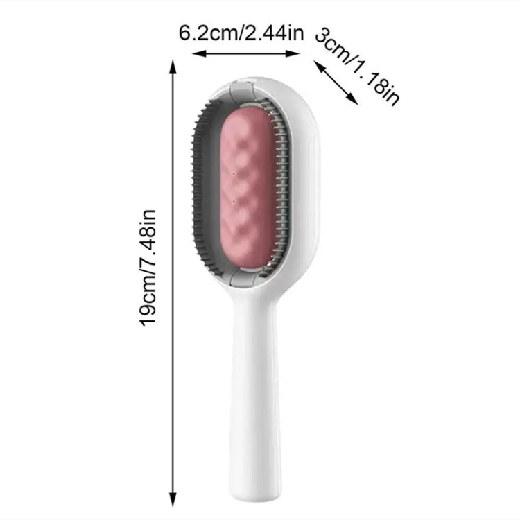 Pet Cats With Water Tank Hair Removal Comb Cleaning Hair Brush, Long Hair (Pink), Long Hair (Blue), Short Hair (Pink), Short Hair (Blue)