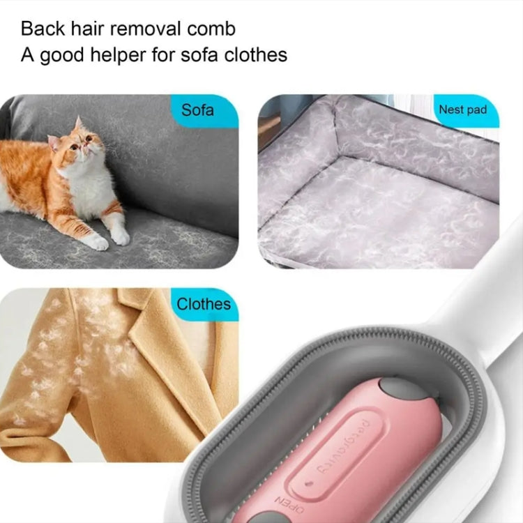 Pet Cats With Water Tank Hair Removal Comb Cleaning Hair Brush, Long Hair (Pink), Long Hair (Blue), Short Hair (Pink), Short Hair (Blue)
