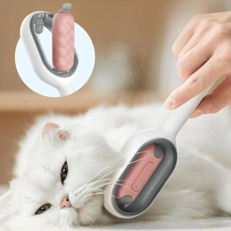 Pet Cats With Water Tank Hair Removal Comb Cleaning Hair Brush, Long Hair (Pink), Long Hair (Blue), Short Hair (Pink), Short Hair (Blue)
