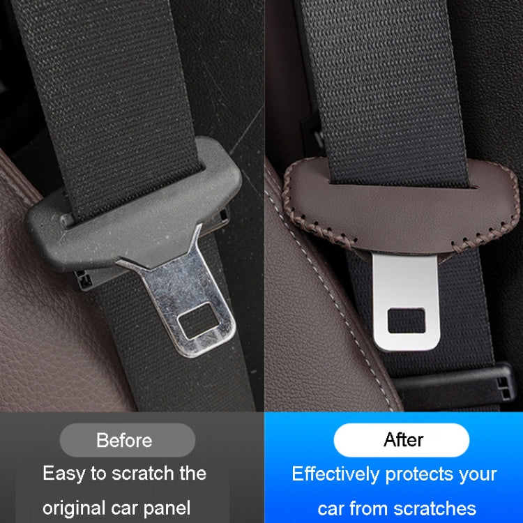 For BMW 1pair Seatbelt Insert Protector Bumper Belt Chuck Decoration