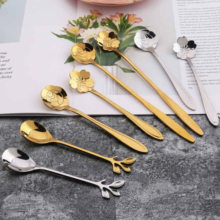 2pcs /Pack Stainless Steel Spoon And Fork Cutlery Set, Silver Spoon+Light Blue Box, Golden Spoon+Light Blue Box, Rose Gold Spoon+Light Blue Box, Colorful Spoons+Light Blue Box, Silver Spoon+Pink Box, Golden Spoon+Pink Box, Rose Gold Spoons+Pink Box    ...