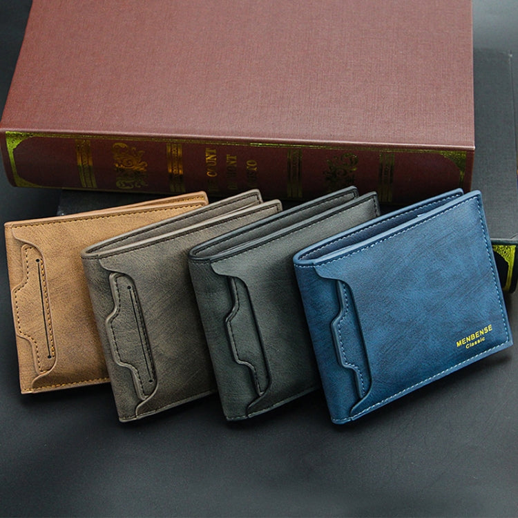 Menbense Men Short Wallet Casual Multi-Card Coin Purse
