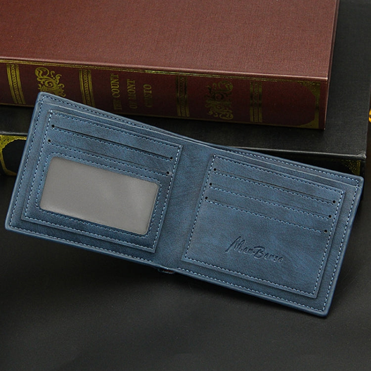 Menbense Men Short Wallet Casual Multi-Card Coin Purse