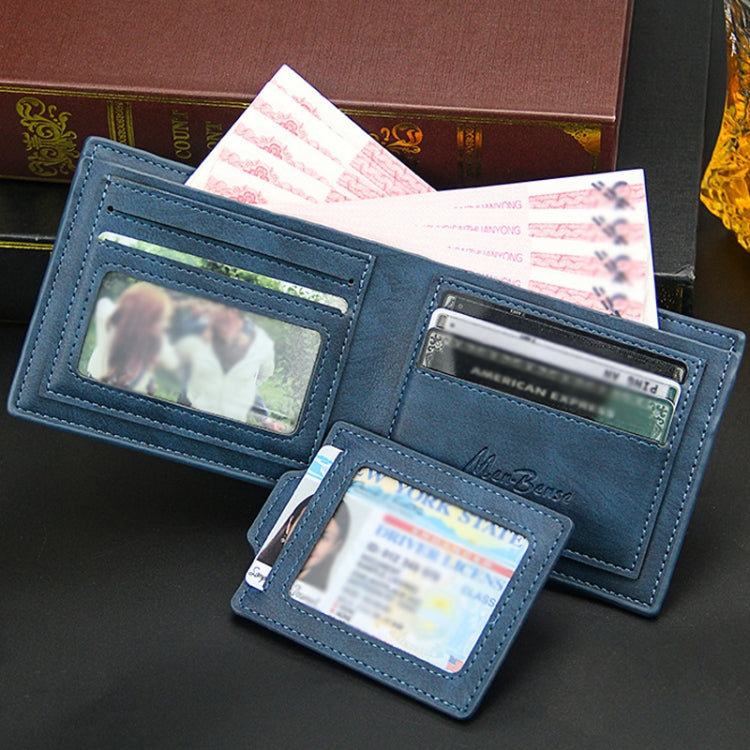 Menbense Men Short Wallet Casual Multi-Card Coin Purse