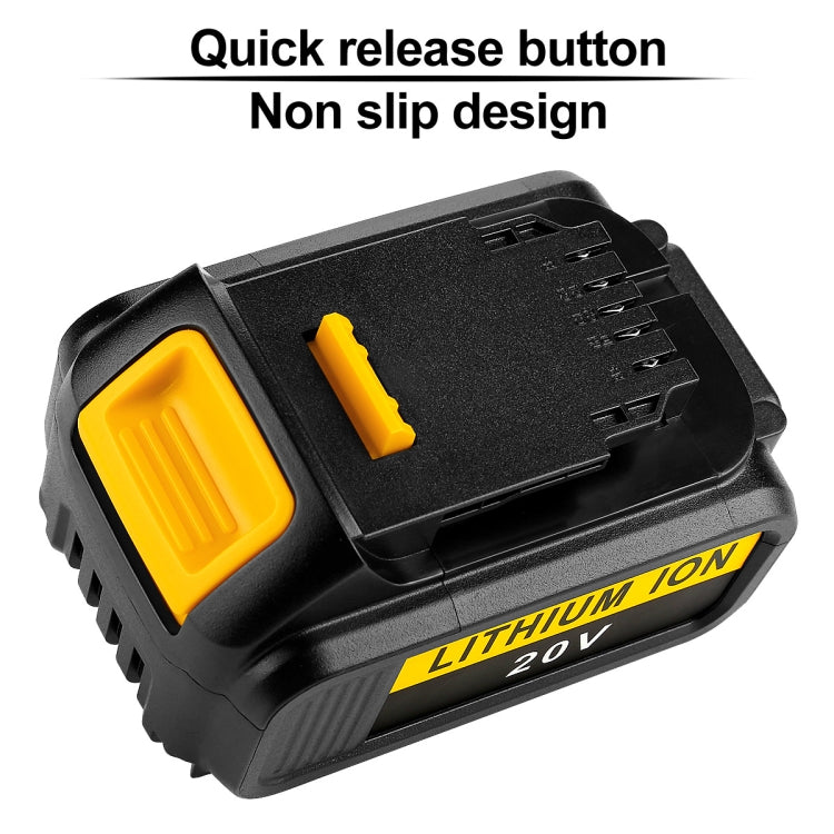 For Dewalt DCB180 / DCB181 / DCB200 20V Electrical Tools Spare Battery, 3000mAh, 4000mAh, 5000mAh, 6000mAh