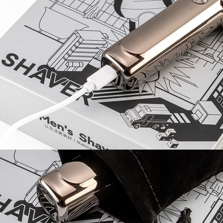 Men Electrical Shaver Portable Mini LED Digital Display Smart Shaving Razor