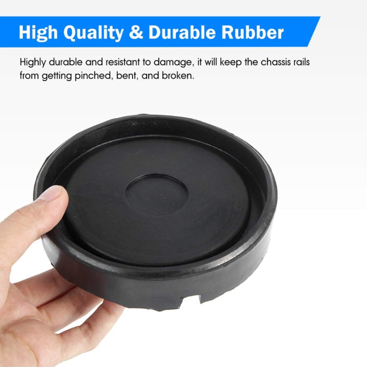 Car Jack Rubber Mat Car Shock Absorbing Cushioning Rubber Gasket, Round Shape
