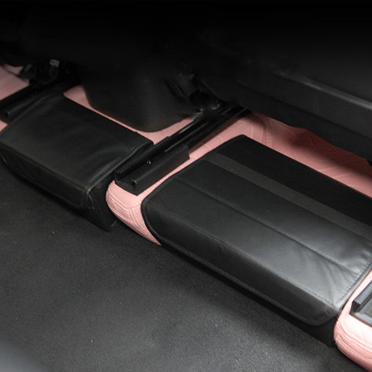 For Tesla Model Y PU Leather Car Interior Storage Glove Box Modification Accessories, Seat Model, Air Outlet Model