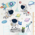Space Astronaut Cartoon Wall Stickers Children Room Kindergarten Decoration, Astronaut 1