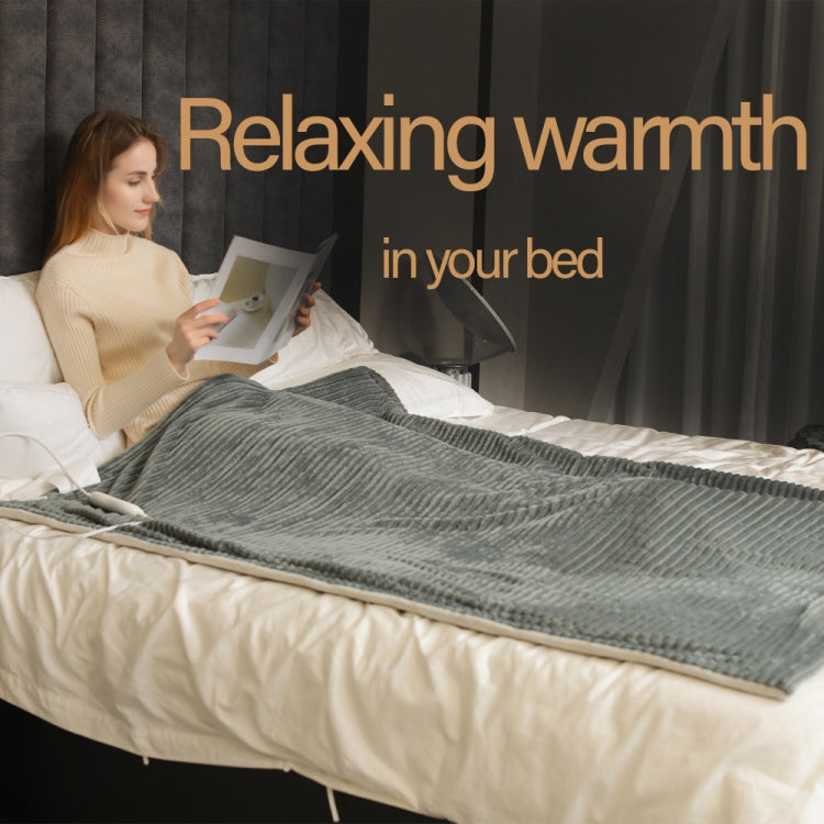 1.3 x 1.6m 220V Electric Blanket Heated Mattress Shawl Winter Body Warmer EU Plug
