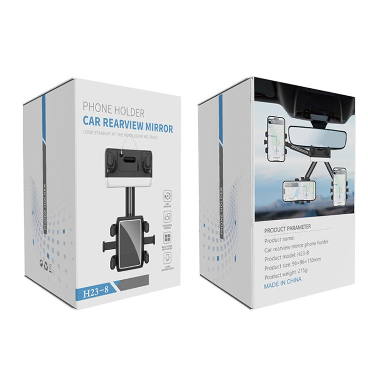 Car Rearview Mirror Phone Holder 360 Degree Rotation Smartphones Stand