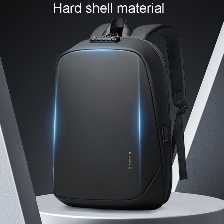 BANGE BG-7251 Mens Business Double-Shoulder Laptop Bag Large Capacity Waterproof Backpack