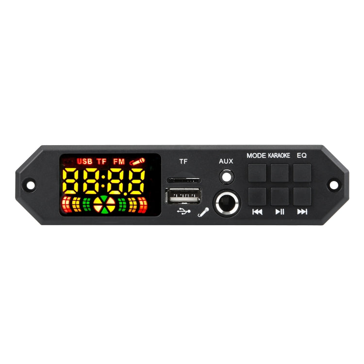 80W 12V Bluetooth MP3 Decoder Board With Power Amplifier Color Screen Call Recording, Big Remote Control, Silicone Remote Control, Small Remote Control