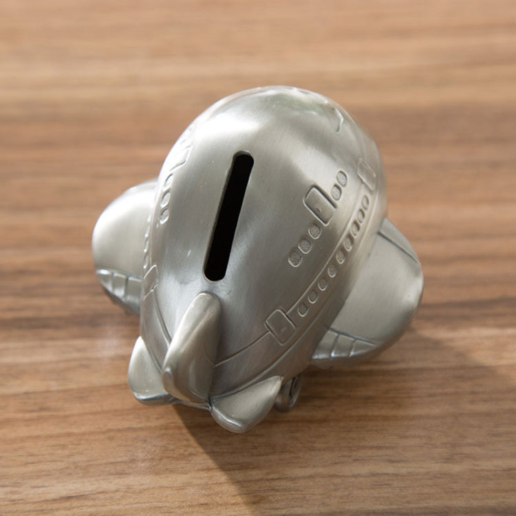 Zinc Alloy Coin Bank Metal Airplane Crafts Children Gifts, Airplane