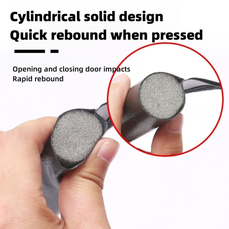 Door Bottom Seal Strip Door Seam Soundproof Windproof Sticker Door Foot Down Gap Self-Adhesive Blocking Strip, Unilateral Brown, Unilateral Black, Unilateral Gray