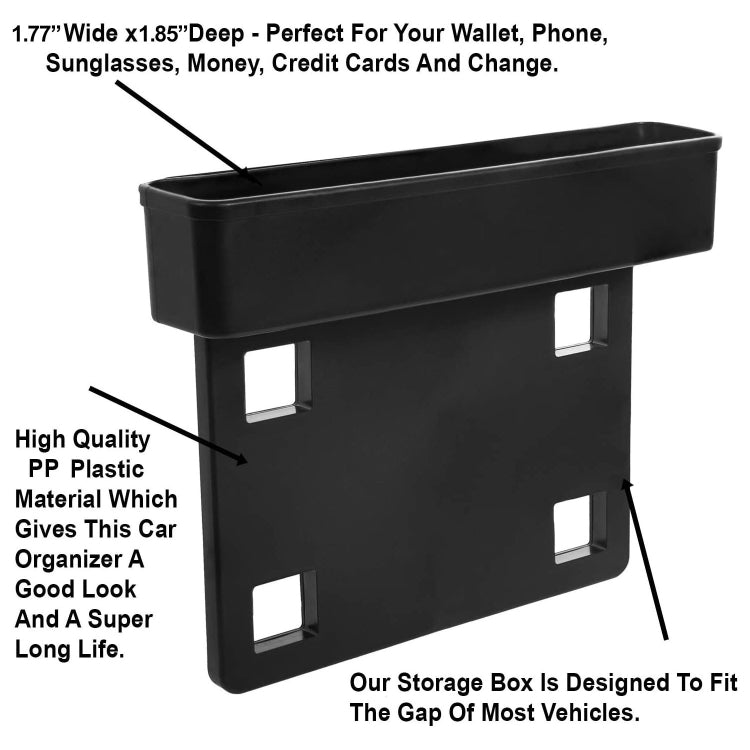 SHUNWEI SD-1513 Car Seat Seam Storage Box Mobile Phone Standing Storage Supplies In Car