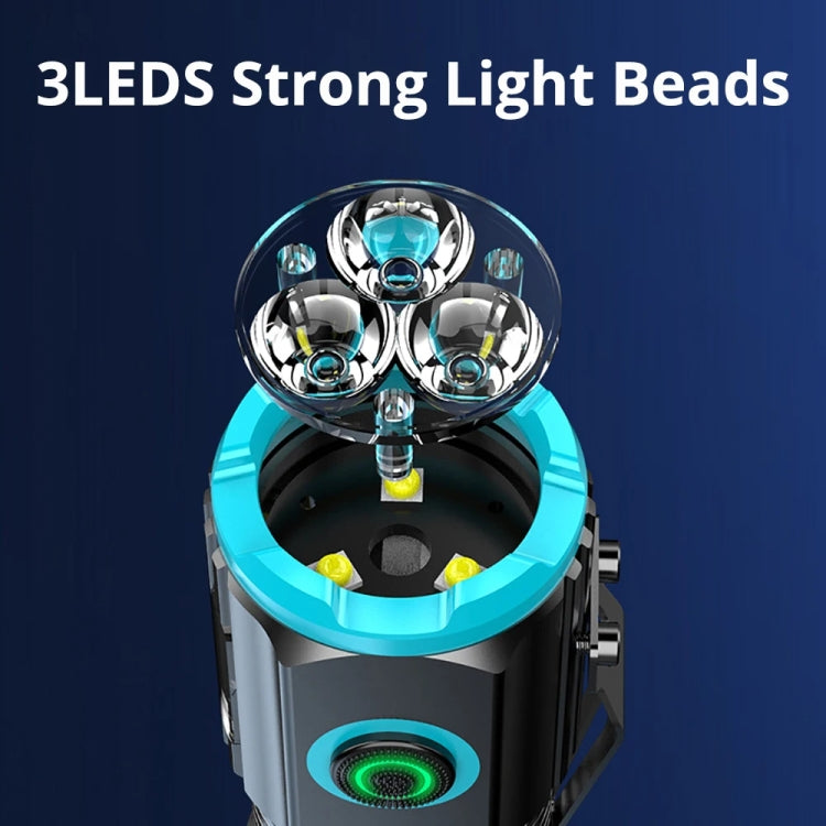 Mini Outdoor Dual Light Source Magnetic Hat Clip Multifunctional Portable Flashlight, X26