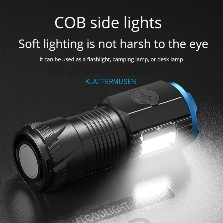 Mini Outdoor Dual Light Source Magnetic Hat Clip Multifunctional Portable Flashlight, X26