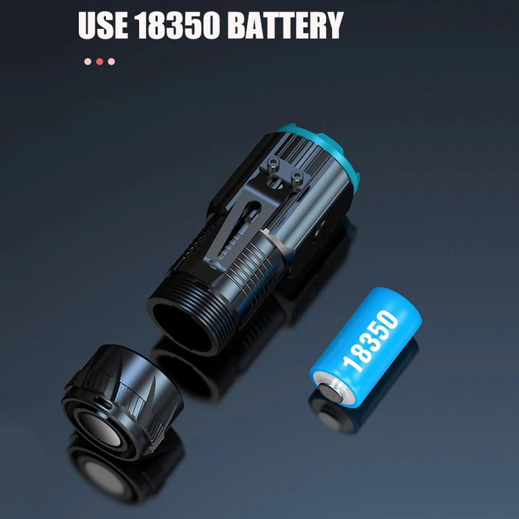 Mini Outdoor Dual Light Source Magnetic Hat Clip Multifunctional Portable Flashlight, X26