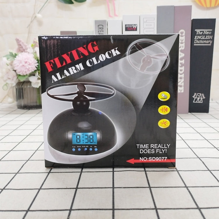 Student Multifunctional LED Flying Alarm Bells Lazy Flying Propeller Digital Alarm Clock