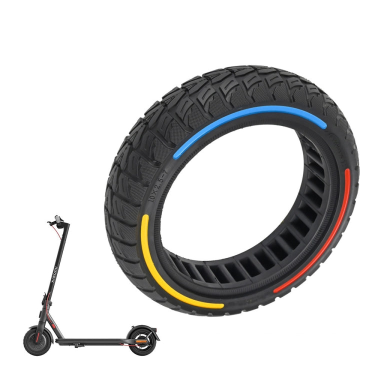 10 x 2.5-7 Inch Colorful Flick Off-Road Honeycomb Tires For Xiaomi Scooter 4 / 4 Pro, 10 x 2.5-7 (Tricolor), 10 x 2.5-7 (Yellow), 10 x 2.5-7 (Red)