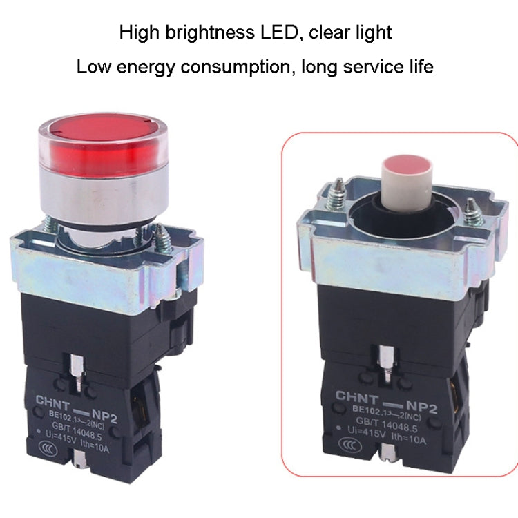 Pushbutton Switches With LED Light Silver Alloy Contact Push Button, CHINT NP2-BW3463/24V 2 NO, CHINT NP2-BW3462/220V 1 NC, CHINT NP2-BW3463/220V 2 NO, CHINT NP2-BW3361/24V 1 NO, CHINT NP2-BW3363/24V 2 NO, CHINT NP2-BW3361/220V 1 NO                    ...