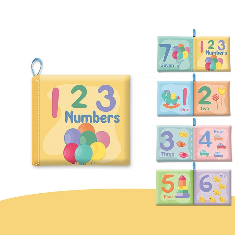 Baby Cloth Book Tear-proof Rustle Sound Quiet Books For Kids, Number, Black Red Transportation, Black and White Shape, Black and Red Animal, Farm Animals, Animal Cognition, Polar Animal, Number Cognition, Fruit Cognition, Transportation