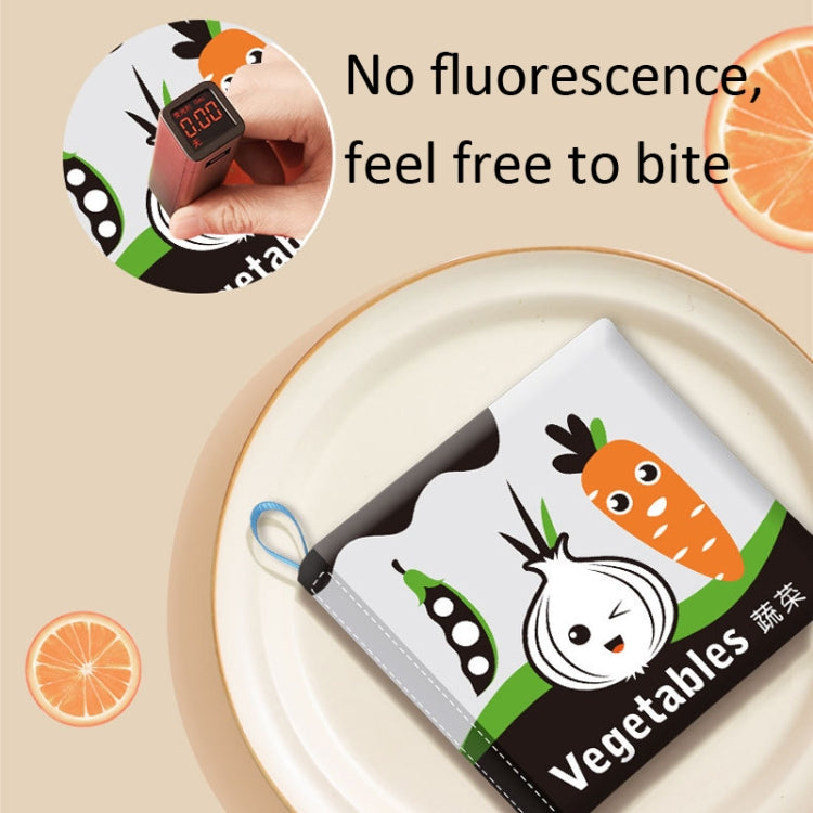 Baby Cloth Book Tear-proof Rustle Sound Quiet Books For Kids, Number, Black Red Transportation, Black and White Shape, Black and Red Animal, Farm Animals, Animal Cognition, Polar Animal, Number Cognition, Fruit Cognition, Transportation
