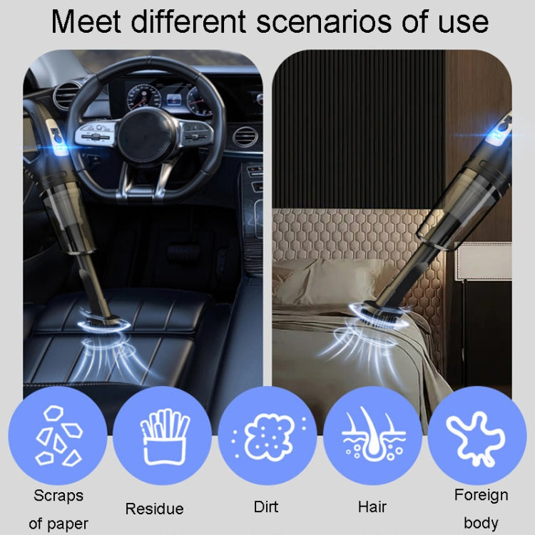 Small Handheld Car Dustbuster Vacuum Cleaner With Powerful Suction For Car And Home, Rechargeable
