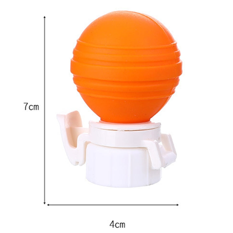 Silicone Ball Carbonated Beverage Fresh-Keeping Cover Coke Bottle Inflatable Cap, 7 x 4cm