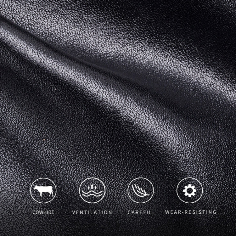 BULL CAPTAIN 0200 Large-capacity First-layer Cowhide Multi-card Slot Wallet RFID Anti-theft Card Holder