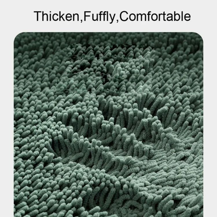 Bedroom Doorway Fine Chenille Absorbent Floor Mat Bathtub Mat Bathroom Non-Slip Foot Mat, 50x80cm, 40x60cm