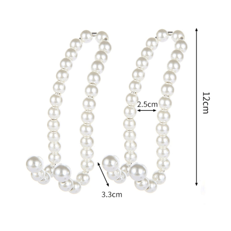 Stainless Steel Pearl Multifunctional Car Seat Back Hook