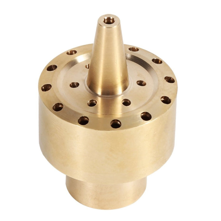 All Brass Flower Column Nozzle Inner Wire Garden Water Features Landscape Fountain Nozzle, 2 Points, DN15 4 Points, DN20 6 Points, DN25 1 inch, DN40 1.5 inch, DN50 2 inch