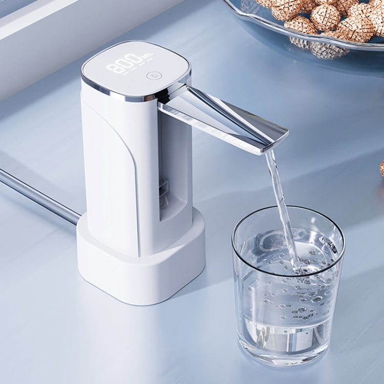 Digital Display Foldable Water Bottle Pump Electric Water Dispenser