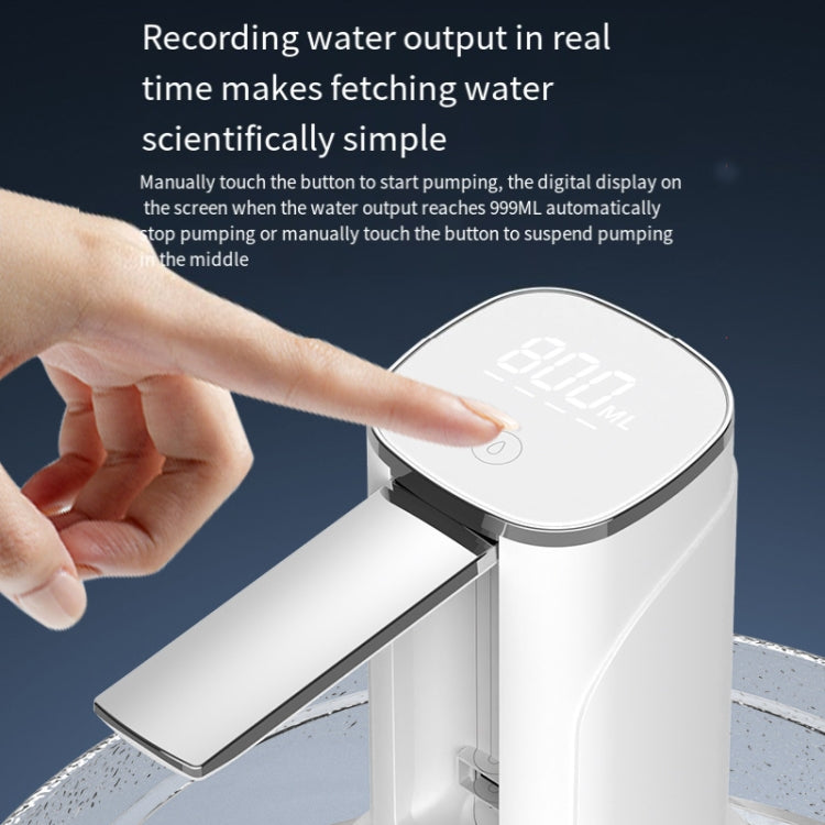 Digital Display Foldable Water Bottle Pump Electric Water Dispenser