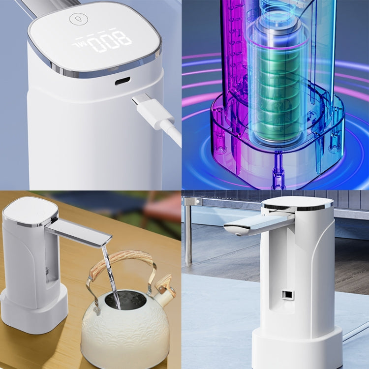 Digital Display Foldable Water Bottle Pump Electric Water Dispenser
