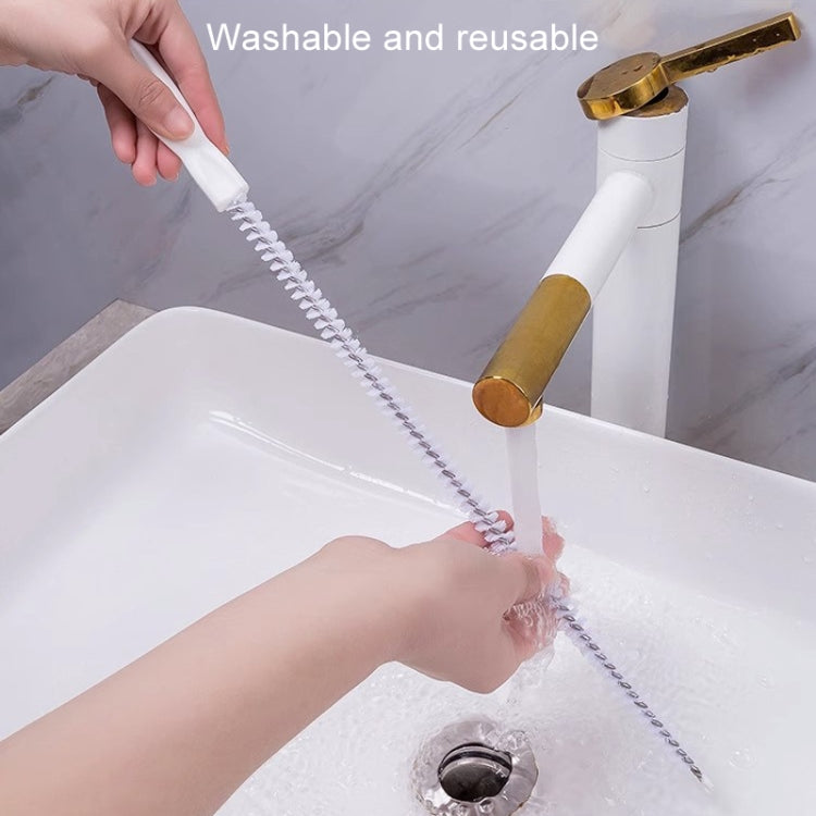 4pcs Pipe Brush Household Hair Cleaning Anti-Blockage Cleaning Rod Multi-Function Drainage Tools