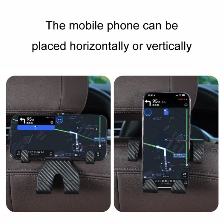 Car Storage Hook Rear Seat Invisible Multi-function Mobile Phone Holder