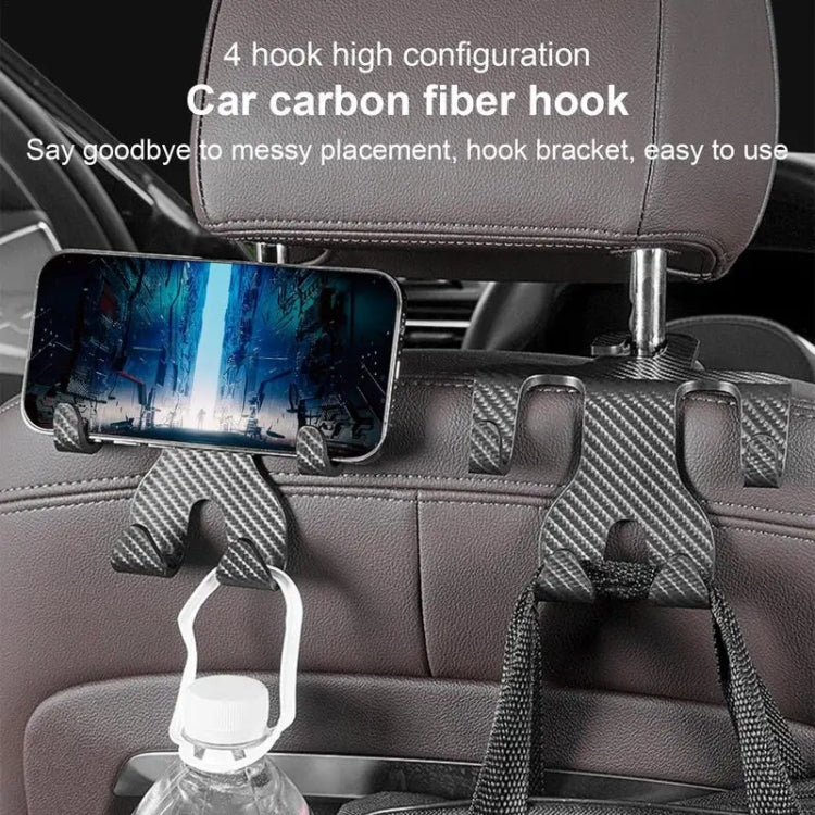 Car Storage Hook Rear Seat Invisible Multi-function Mobile Phone Holder